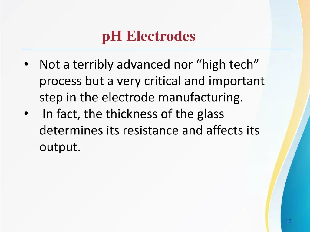 ph electrodes 1