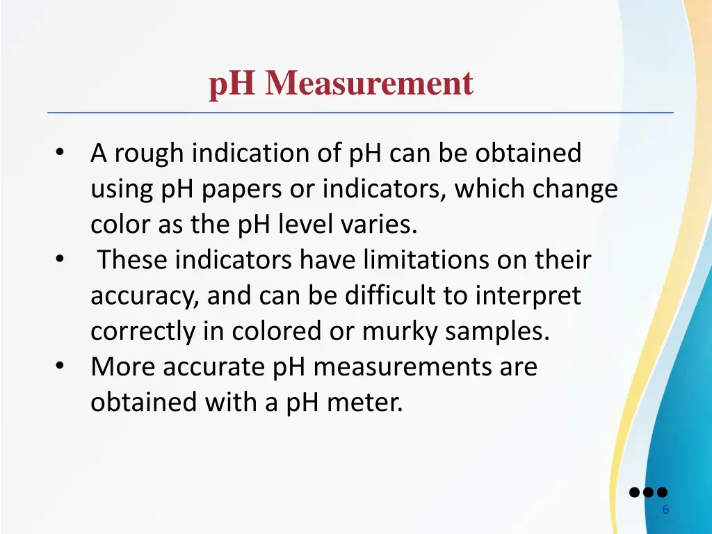 ph measurement