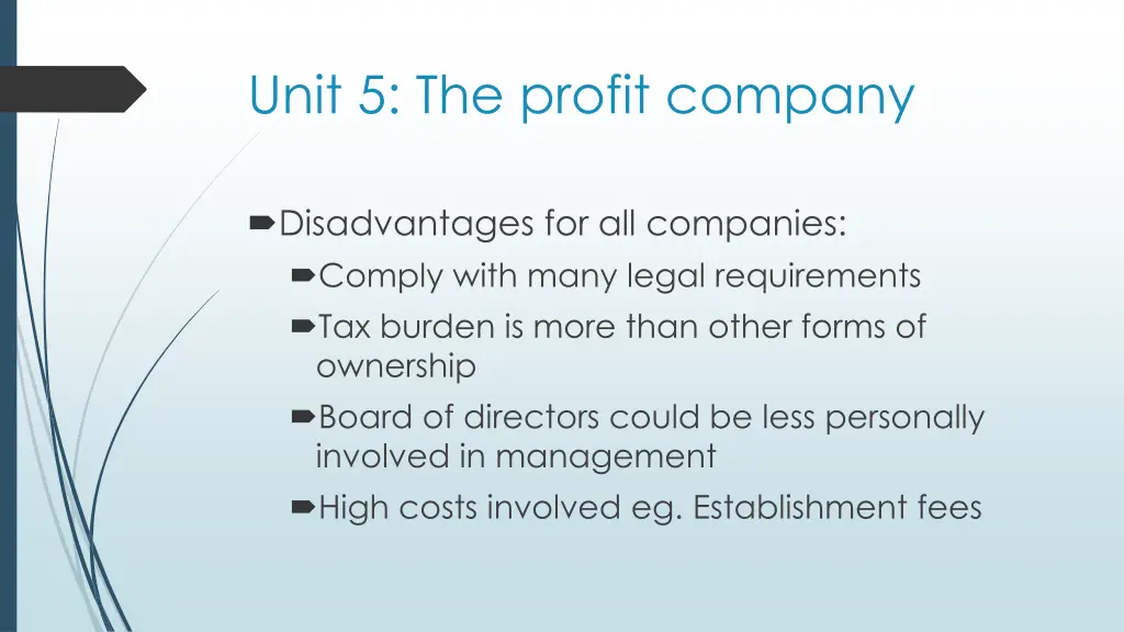 unit 5 the profit company 10