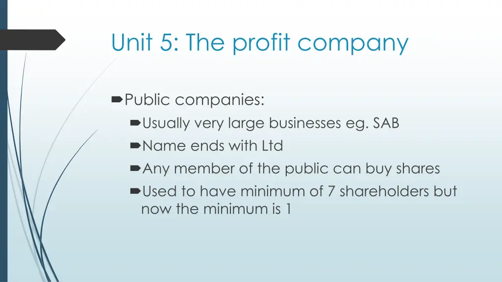 unit 5 the profit company 5