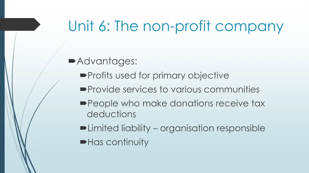 unit 6 the non profit company 2
