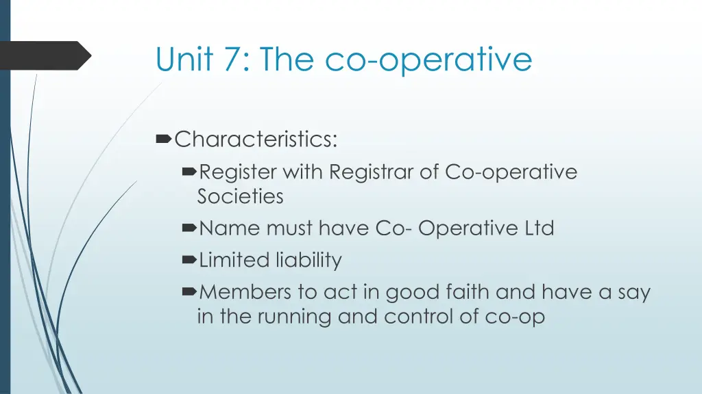 unit 7 the co operative 1