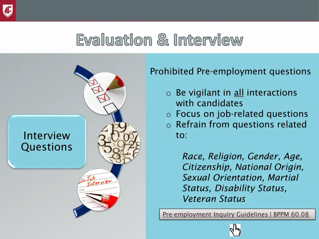 evaluation interview