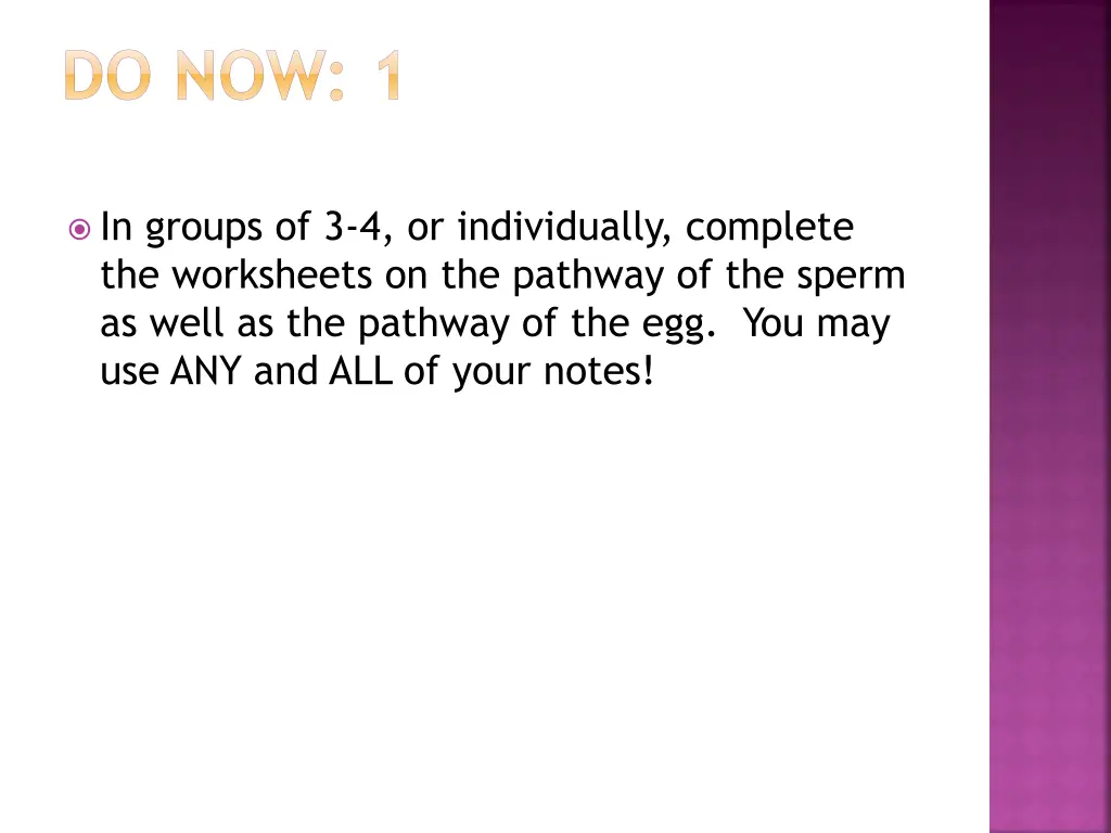 do now 1