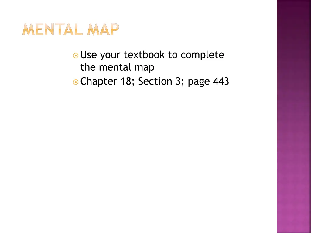 mental map