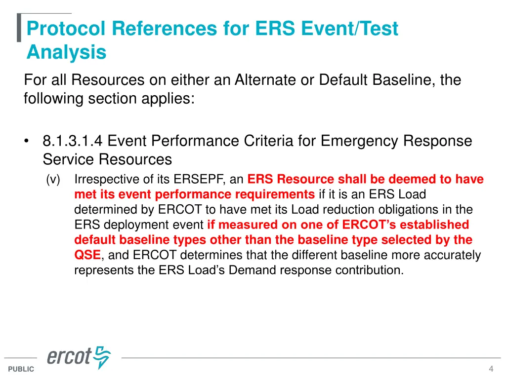 protocol references for ers event test analysis 1