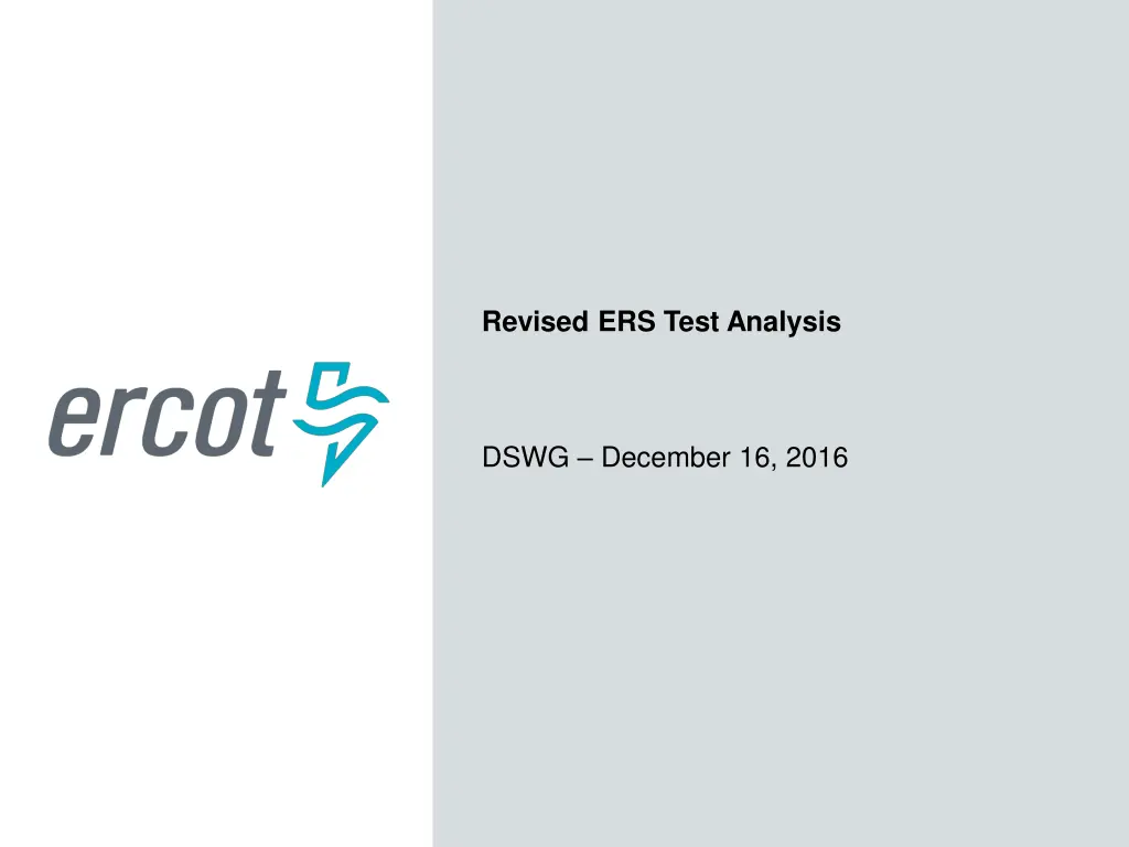 revised ers test analysis