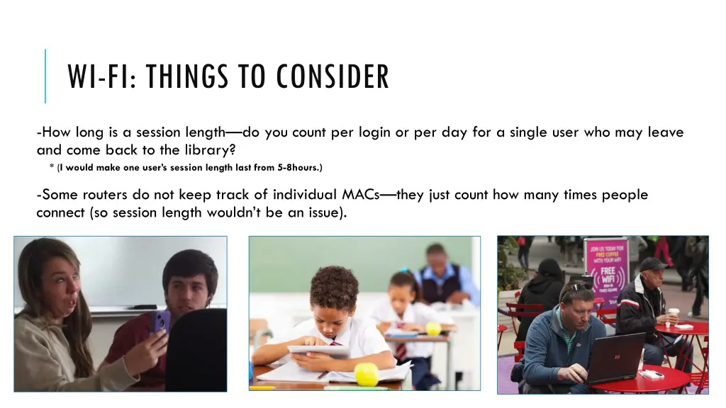 wi fi things to consider
