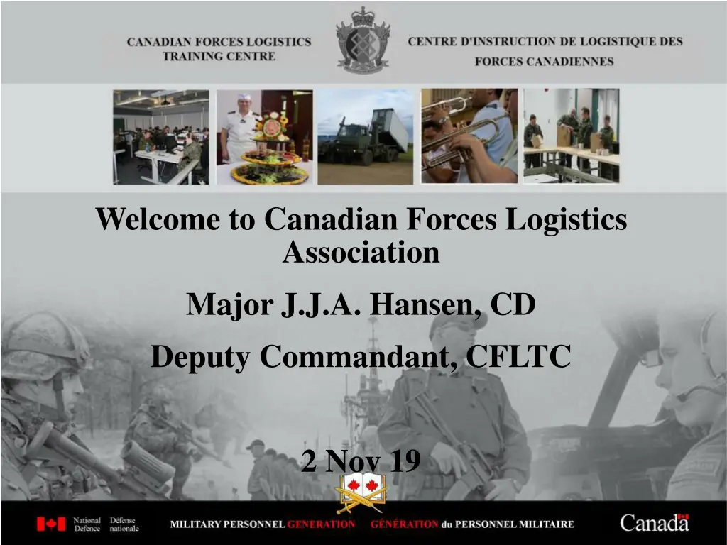 welcome to canadian forces logistics association