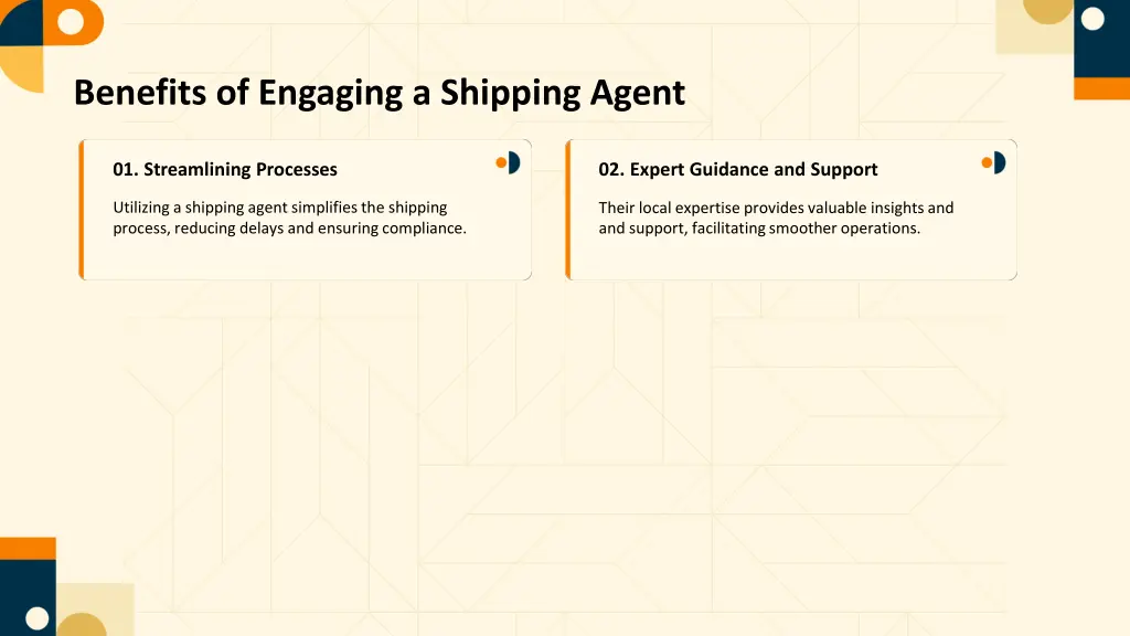 benefits of engaging a shipping agent