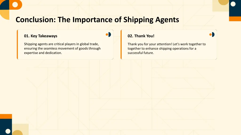 conclusion the importance of shipping agents