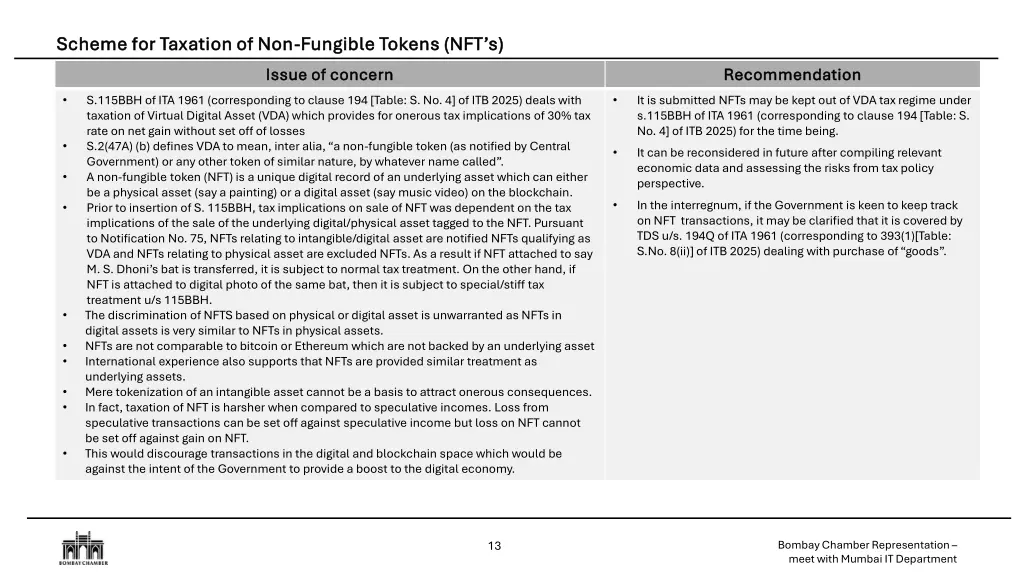 scheme for taxation of non scheme for taxation