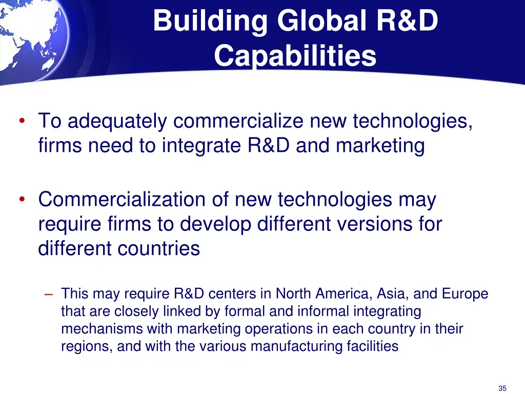 building global r d capabilities