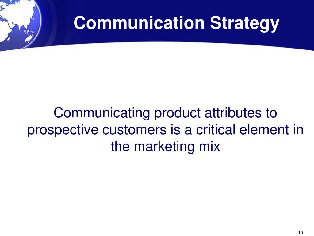 communication strategy