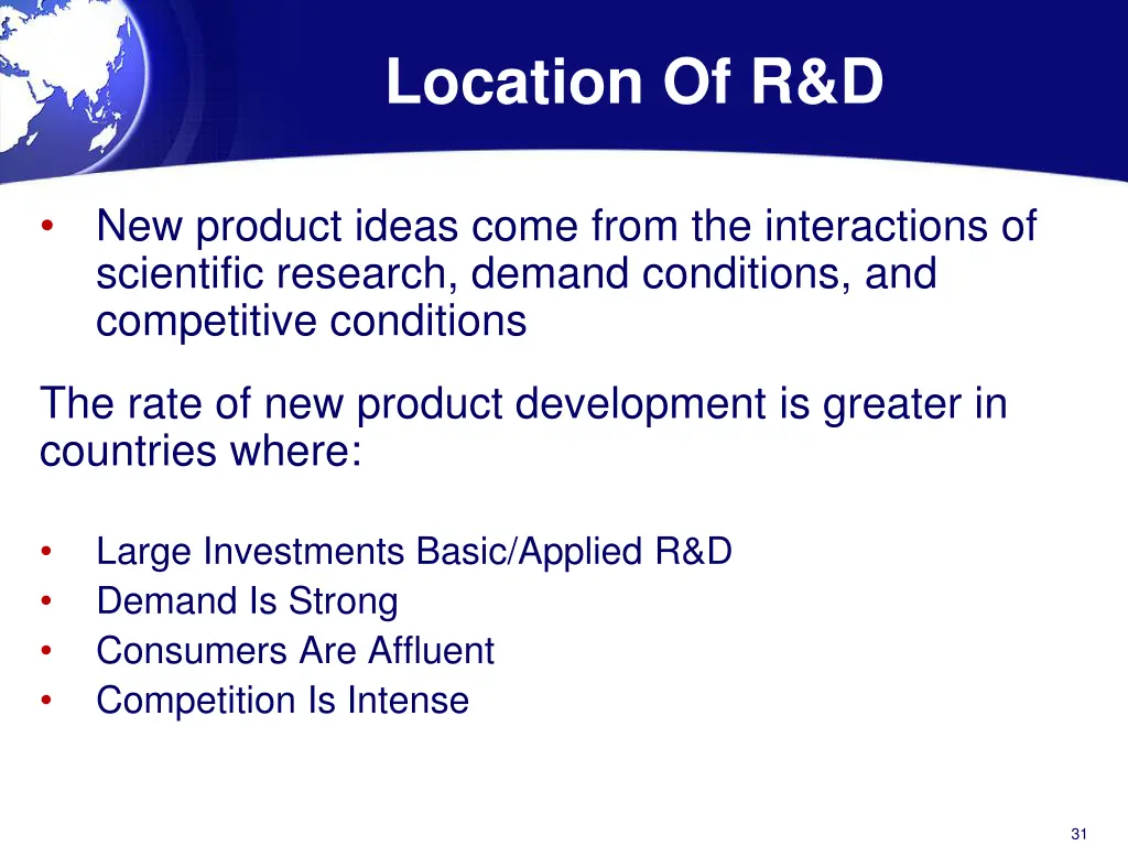 location of r d