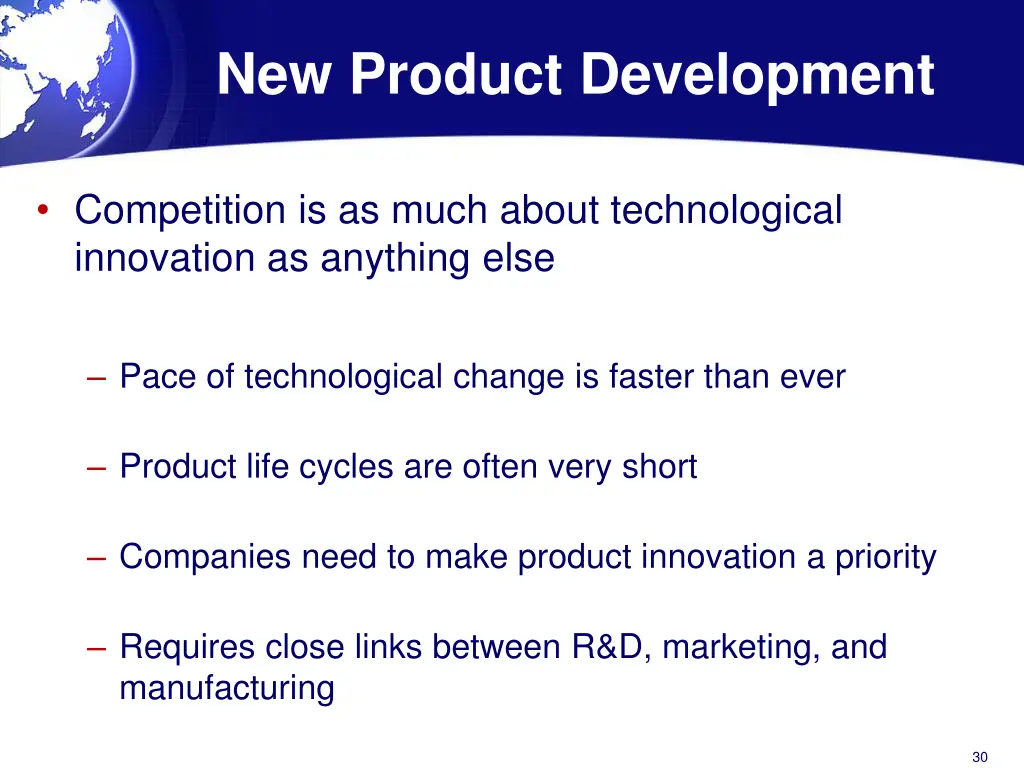 new product development