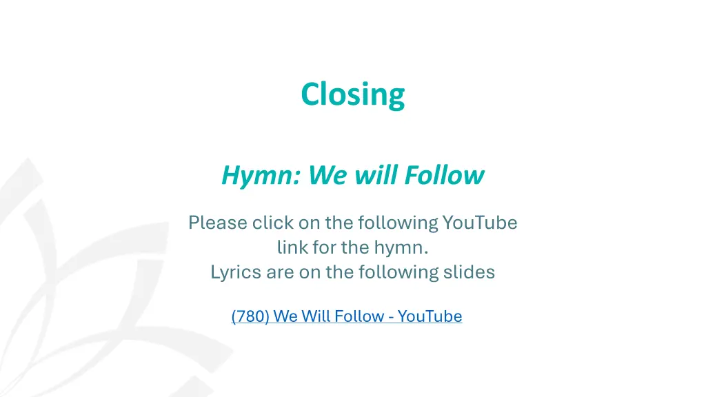 closing