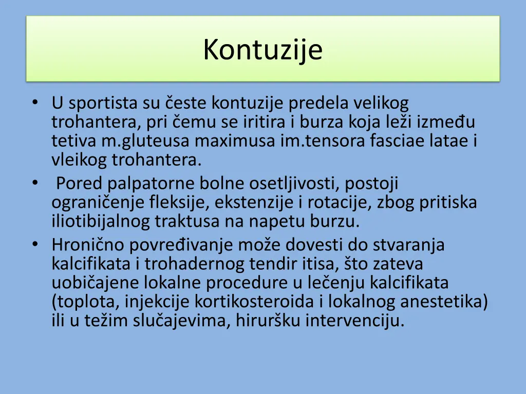 kontuzije