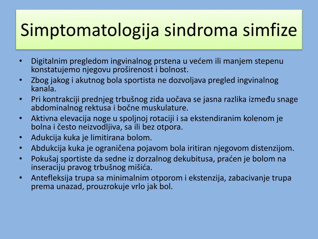 simptomatologija sindroma simfize 2