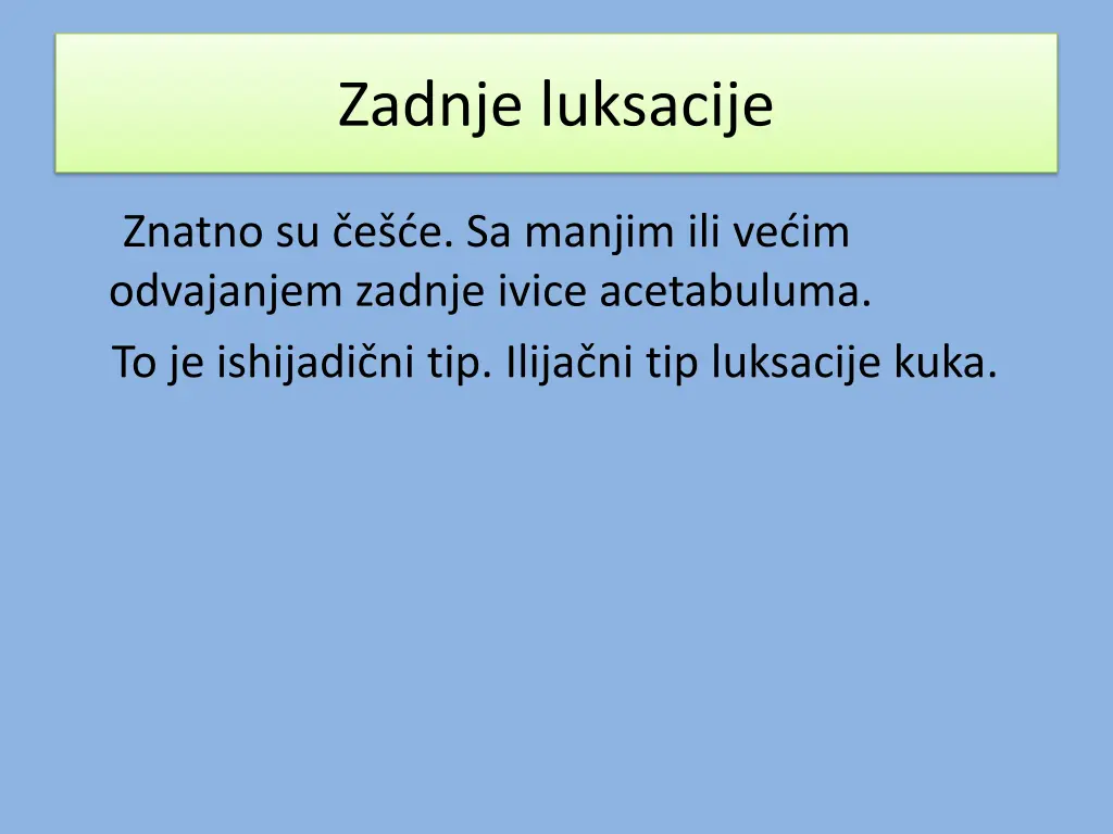 zadnje luksacije