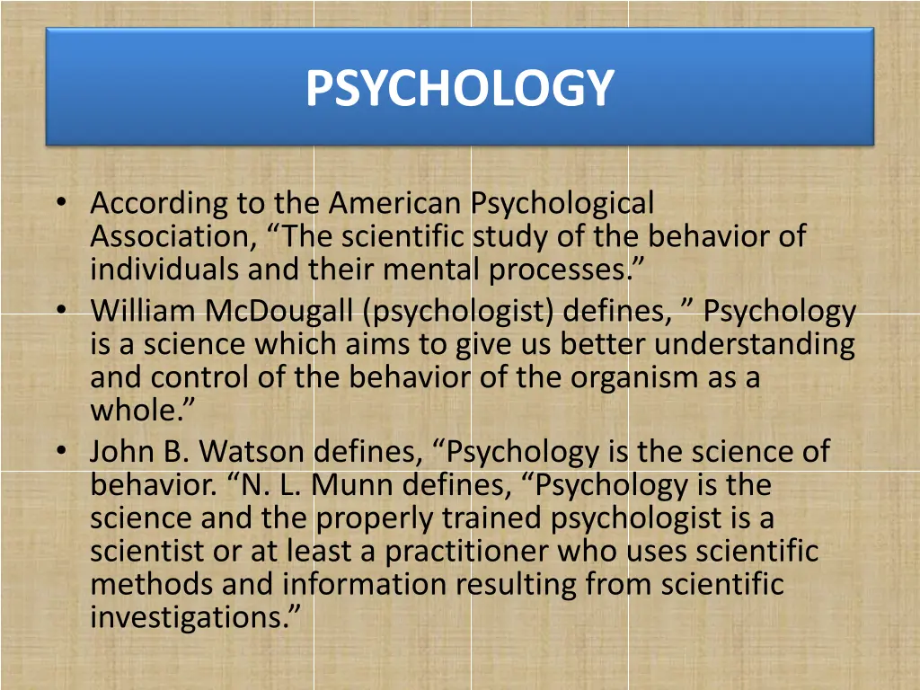 psychology 1