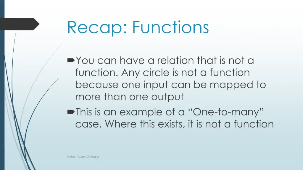 recap functions 2