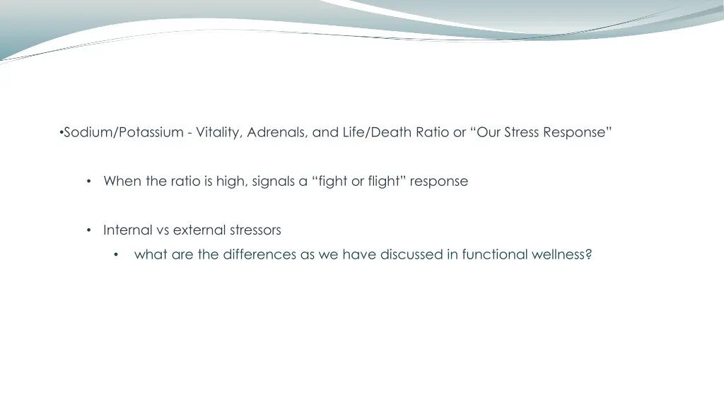 sodium potassium vitality adrenals and life death 1