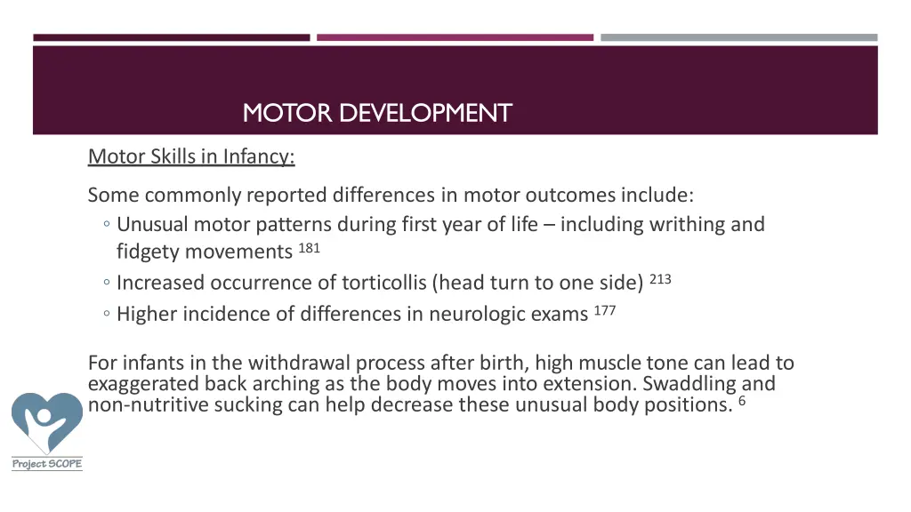 motor development