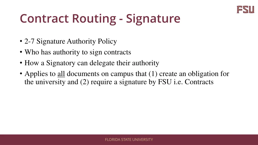 contract routing signature