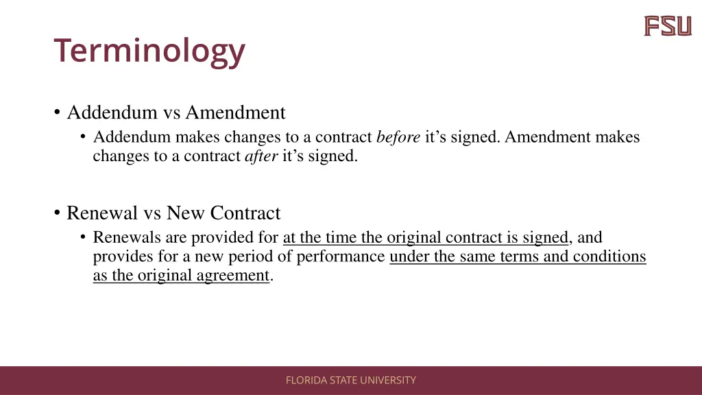 terminology
