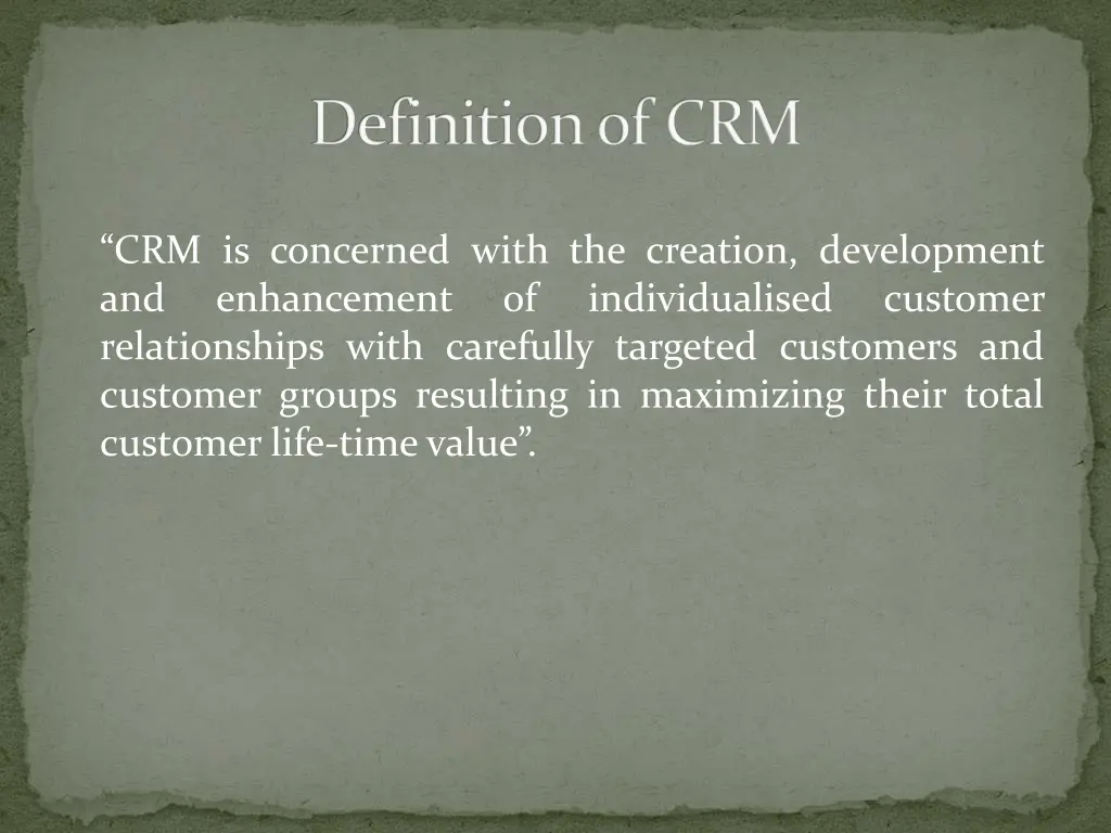definition of crm
