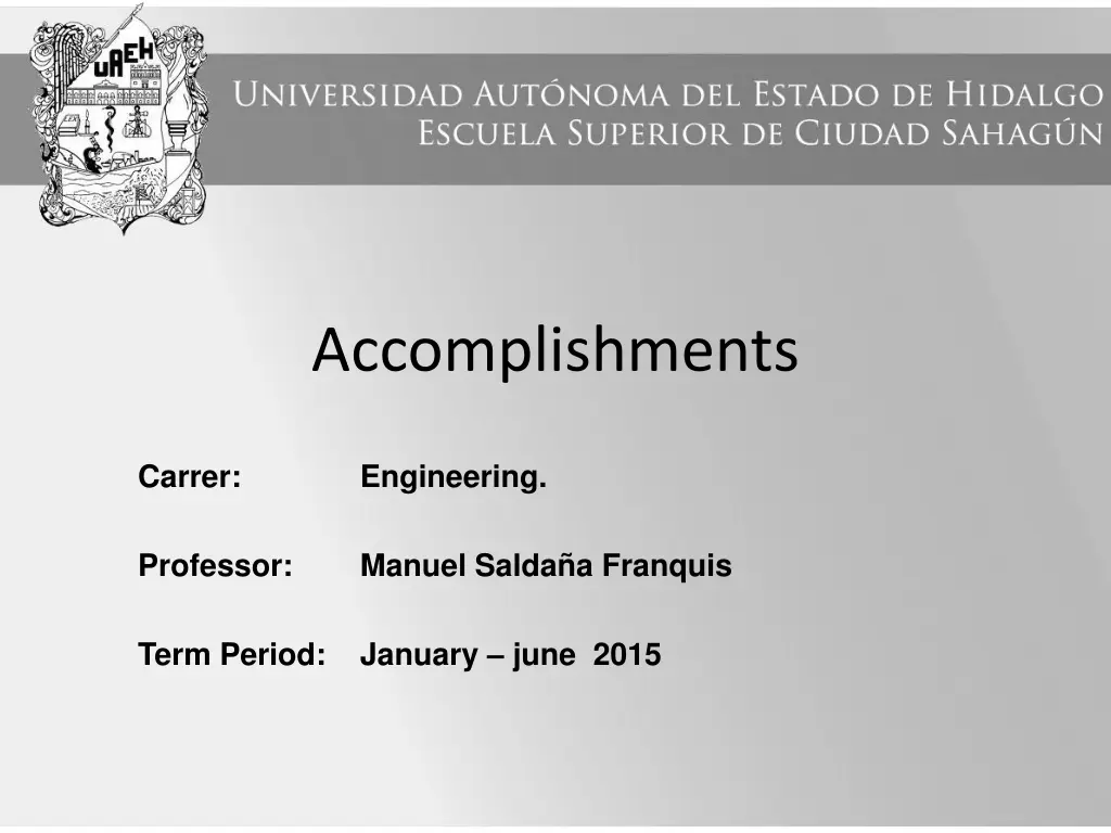 accomplishments