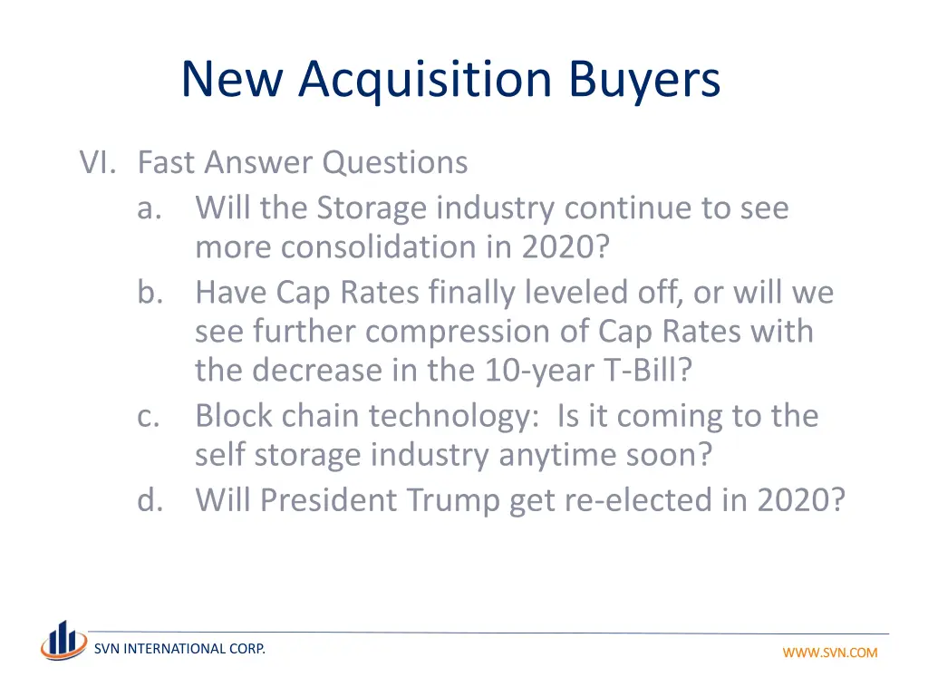 new acquisition buyers 5