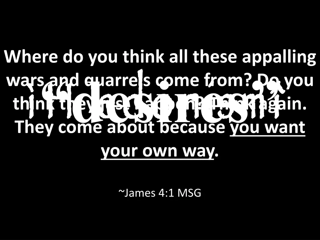 where do you think all these appalling wars