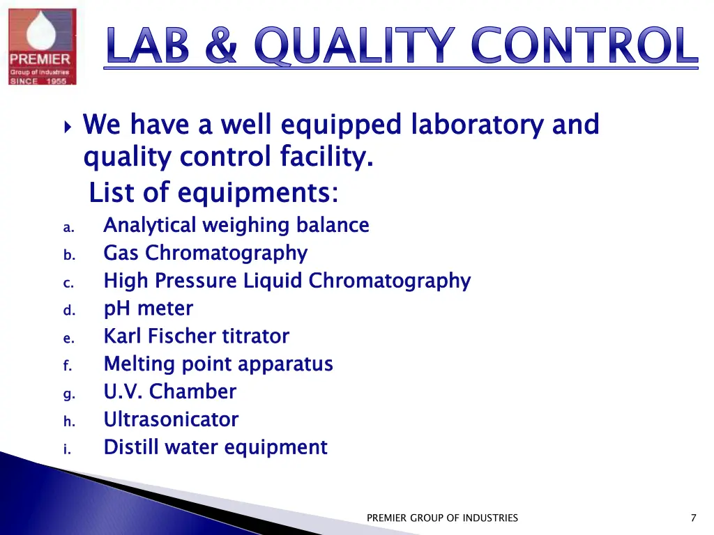 lab quality control