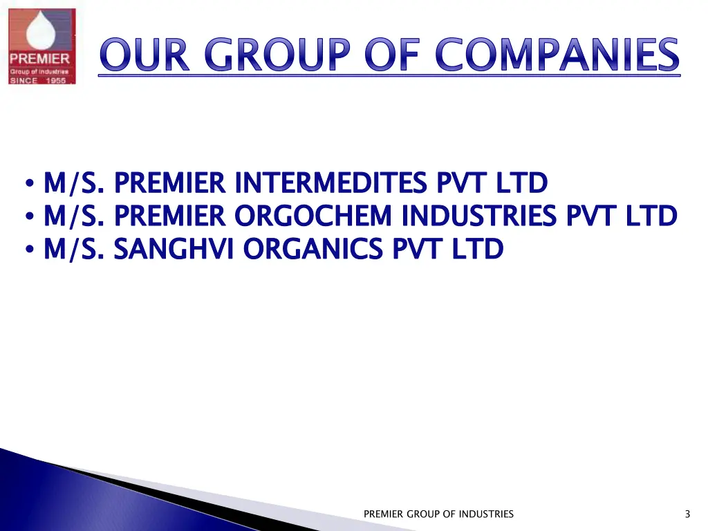our group of companies