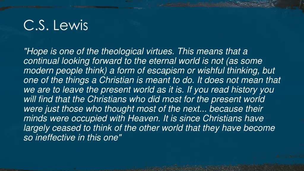 c s lewis