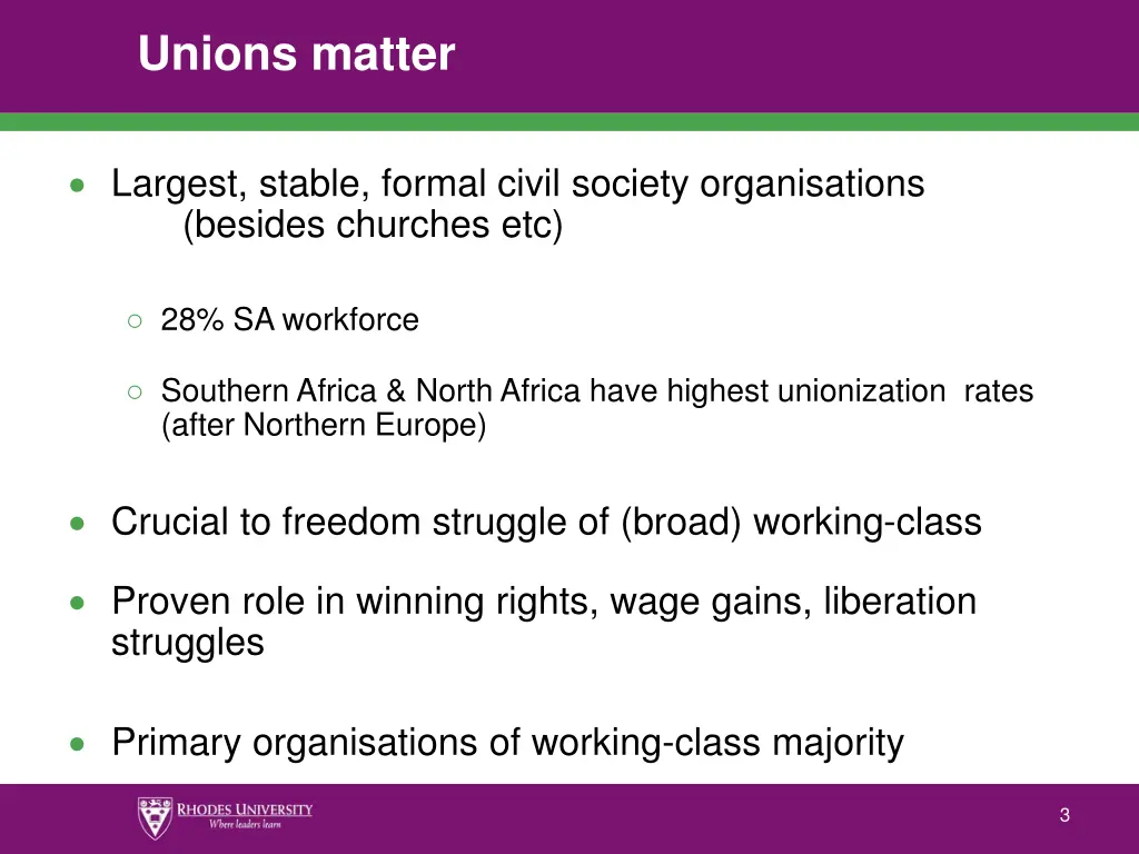 unions matter