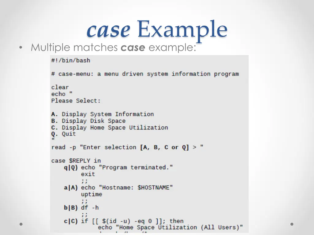 case example multiple matches case example