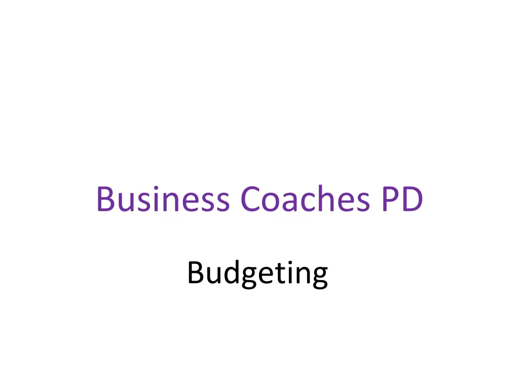business coaches pd