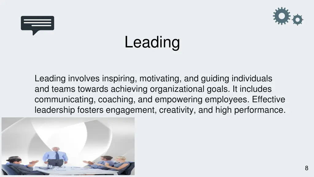leading