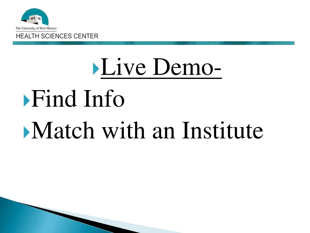 live demo