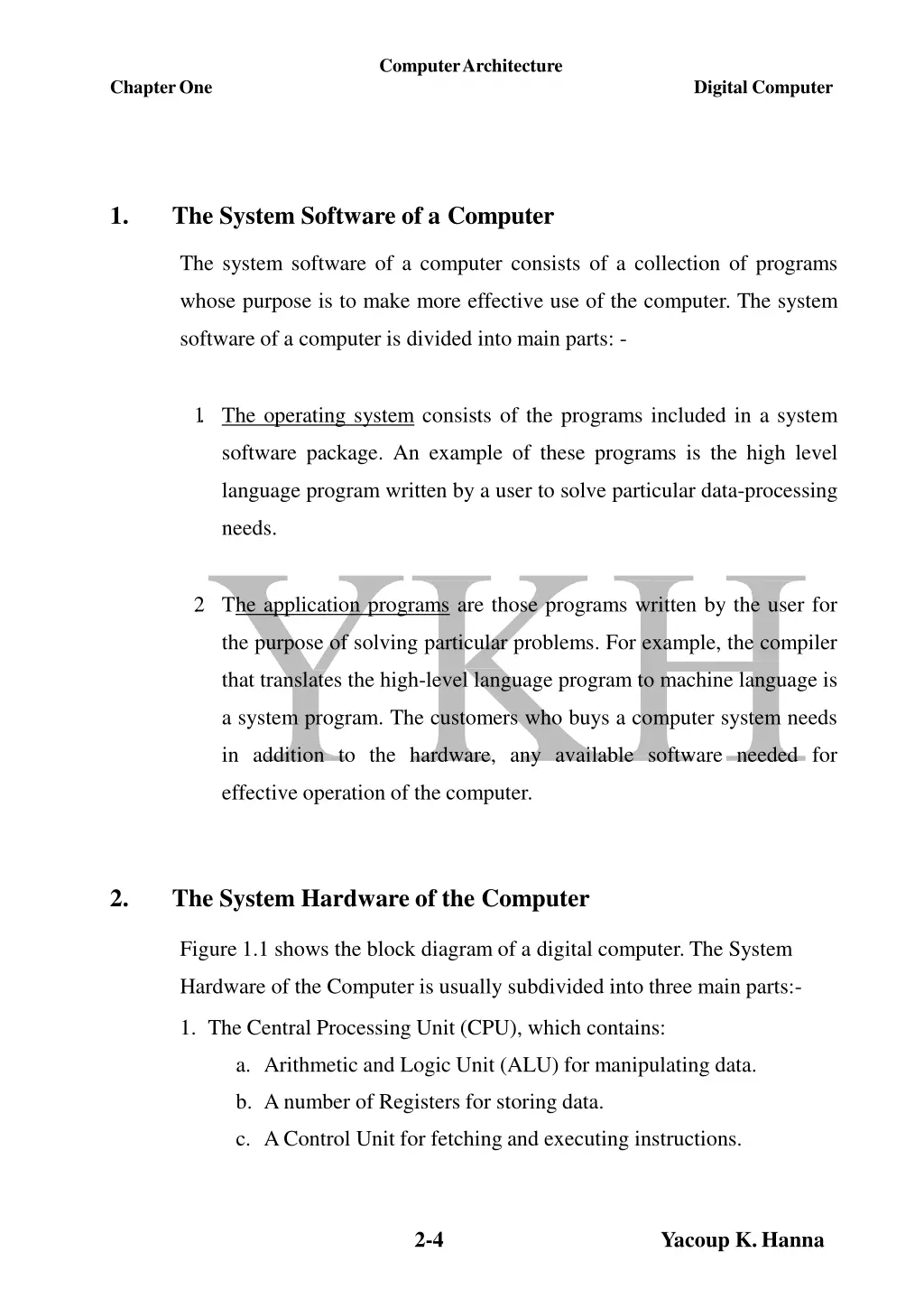 computerarchitecture 1