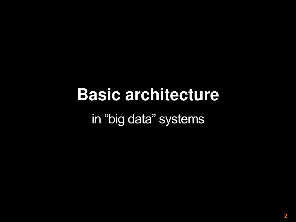 basic architecture