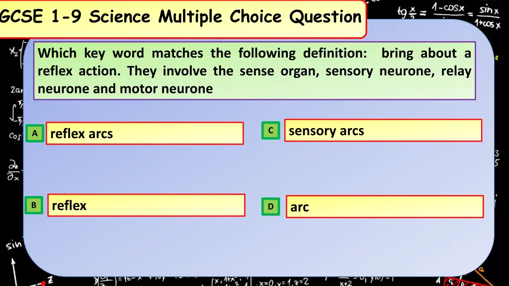 gcse 1 9 science multiple choice question 12