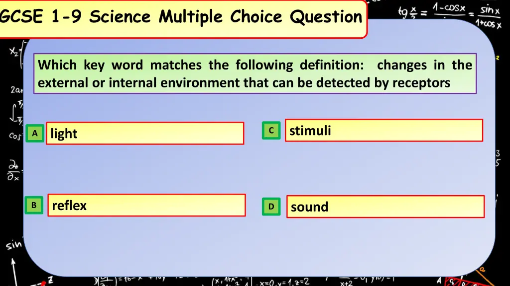 gcse 1 9 science multiple choice question 14