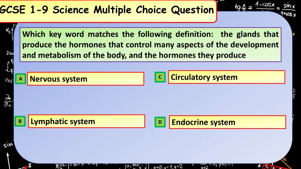 gcse 1 9 science multiple choice question 19