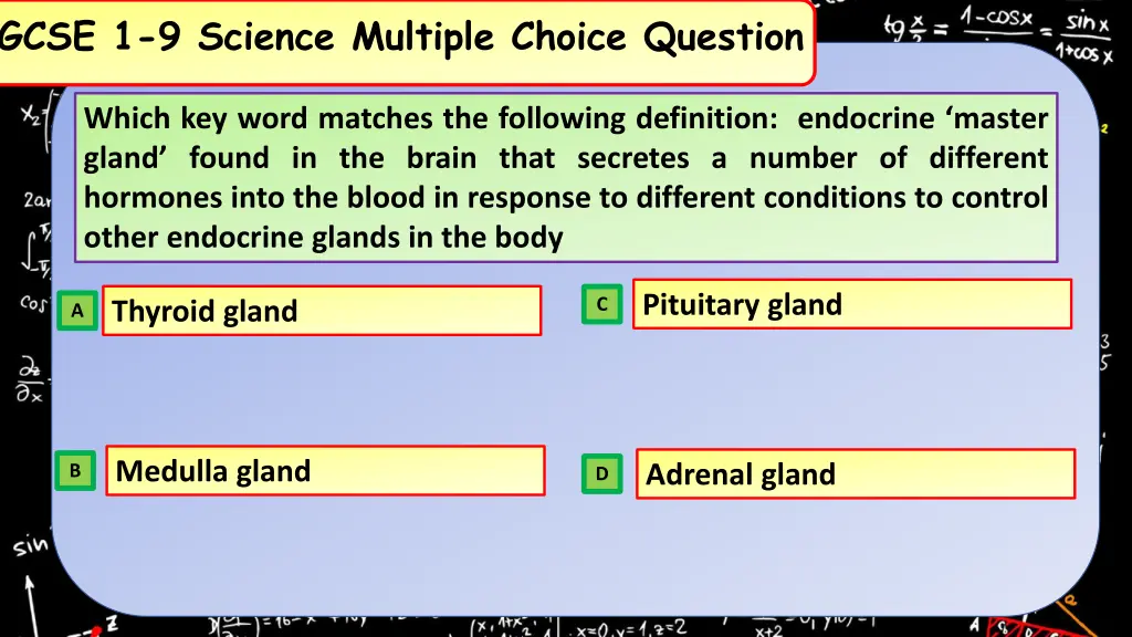 gcse 1 9 science multiple choice question 30