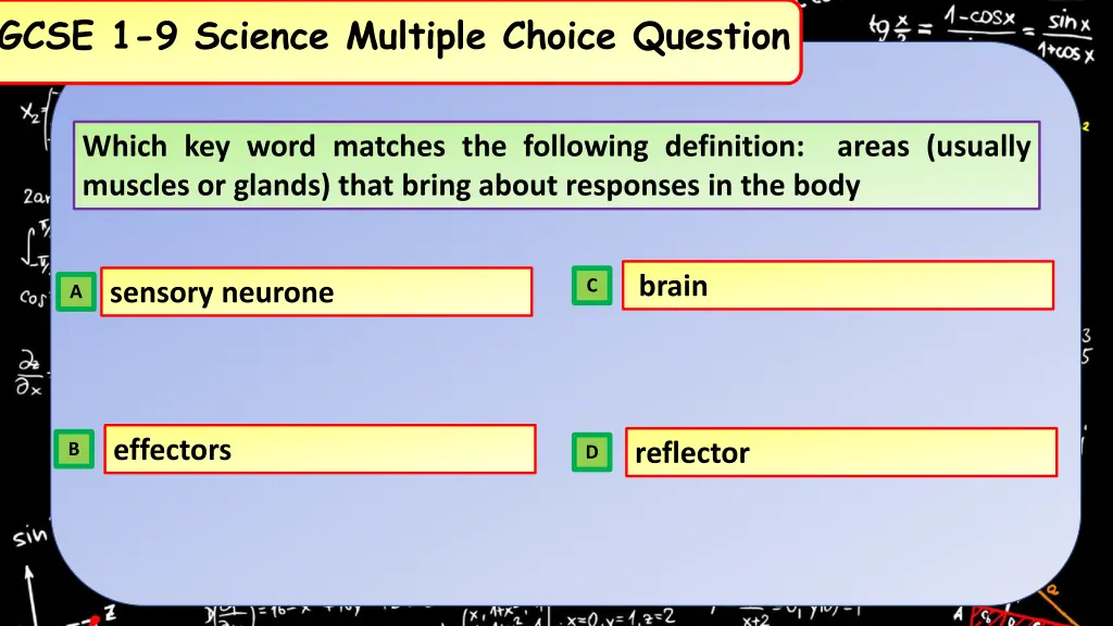 gcse 1 9 science multiple choice question 4