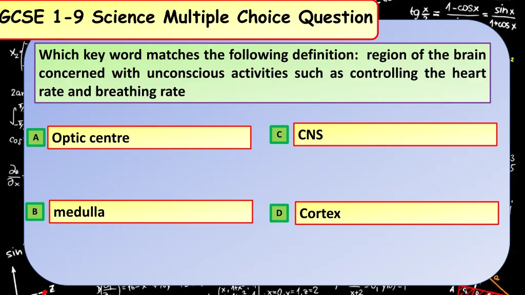 gcse 1 9 science multiple choice question 7